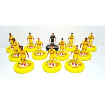 Subbuteo Andrew Table Soccer Liverpool 2014-2015 away kit on WSB Professional Bases